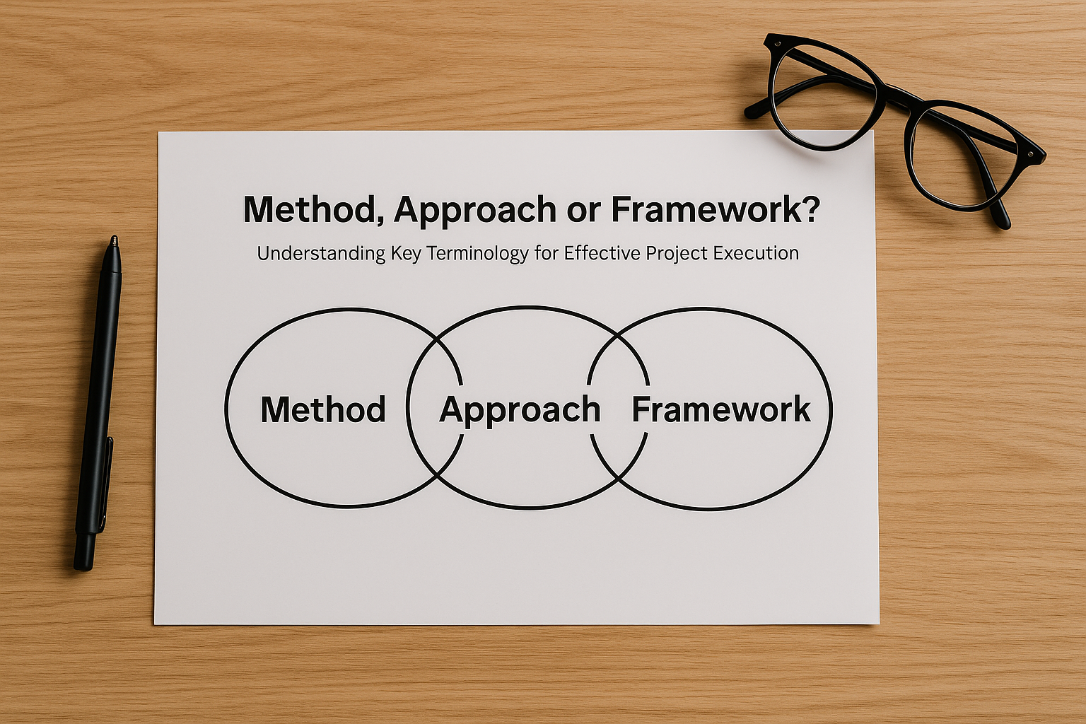 Clarifying Method, Approach, and Framework in Software Development